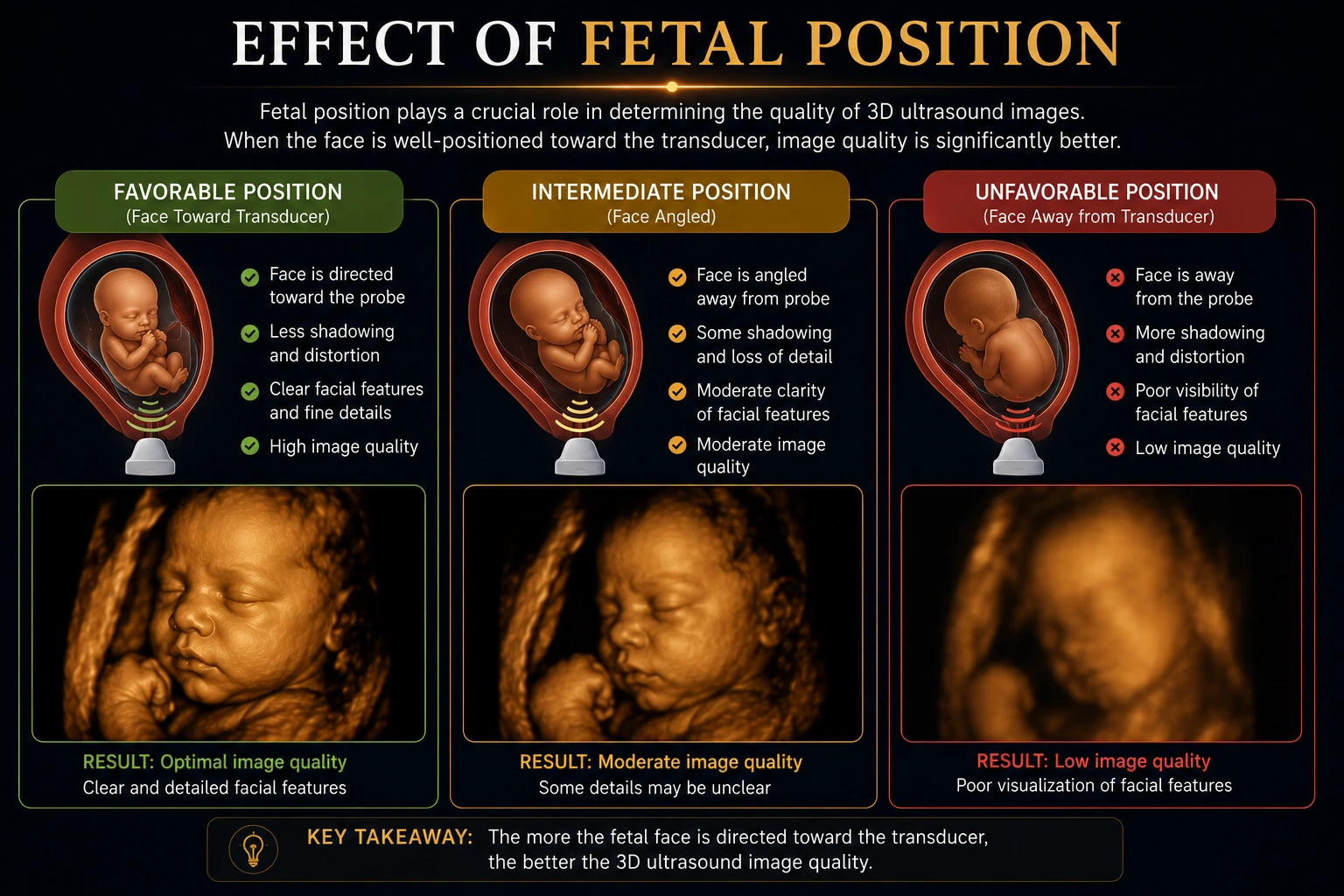 Effect of Fetal Position on 3D Ultrasound