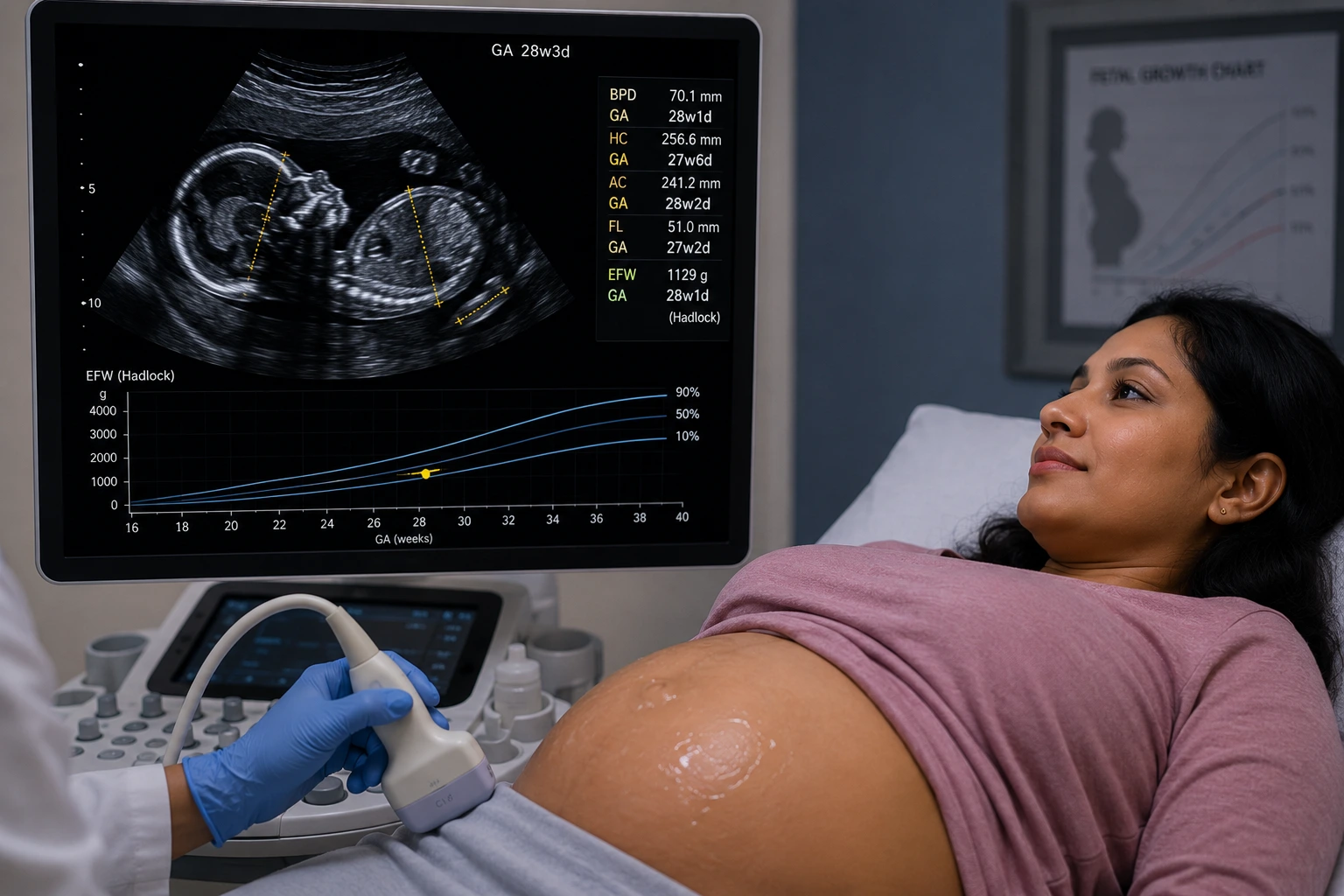 Fetal Growth Monitoring with Ultrasound