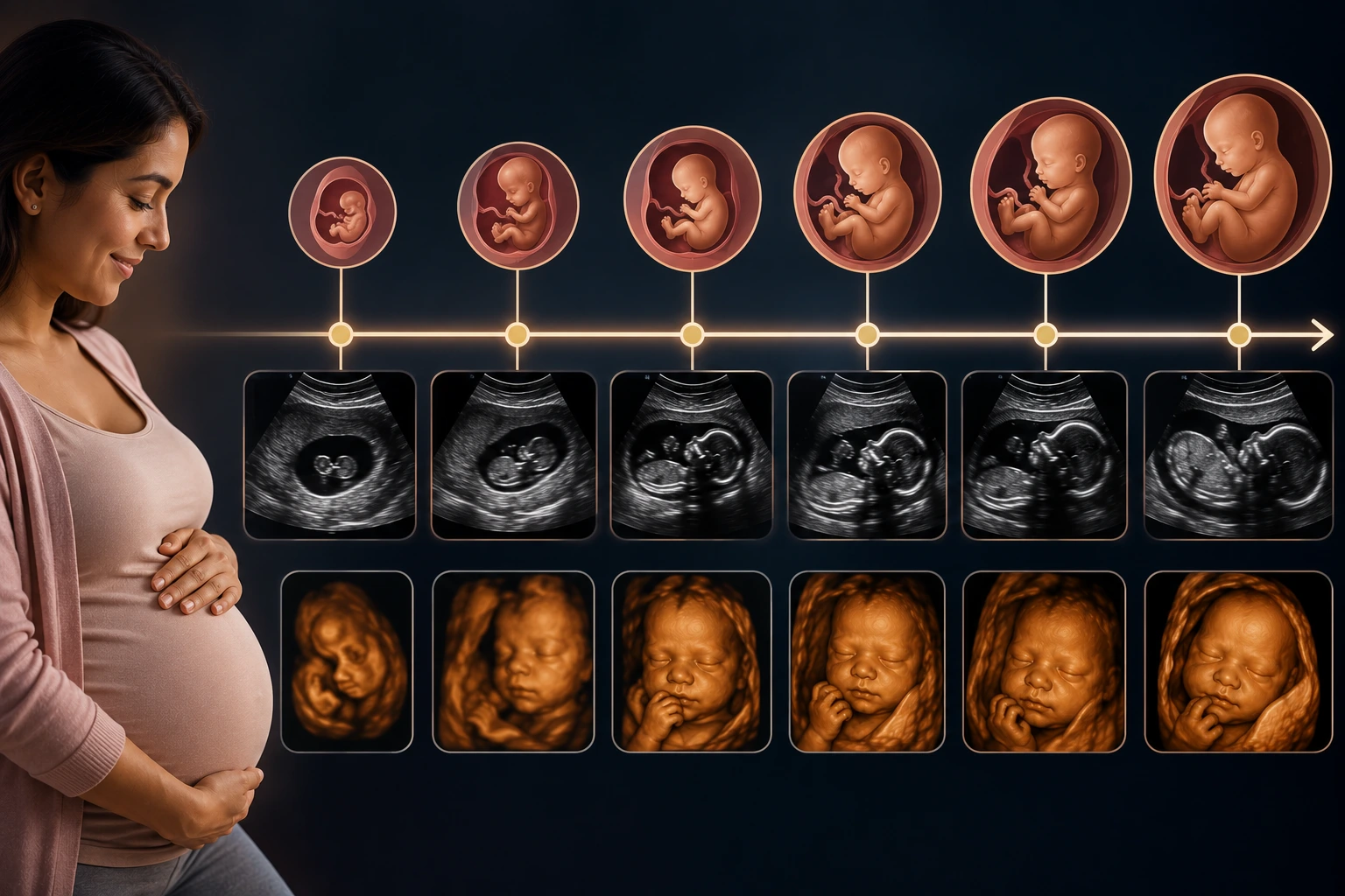 Pregnancy Ultrasound Timeline